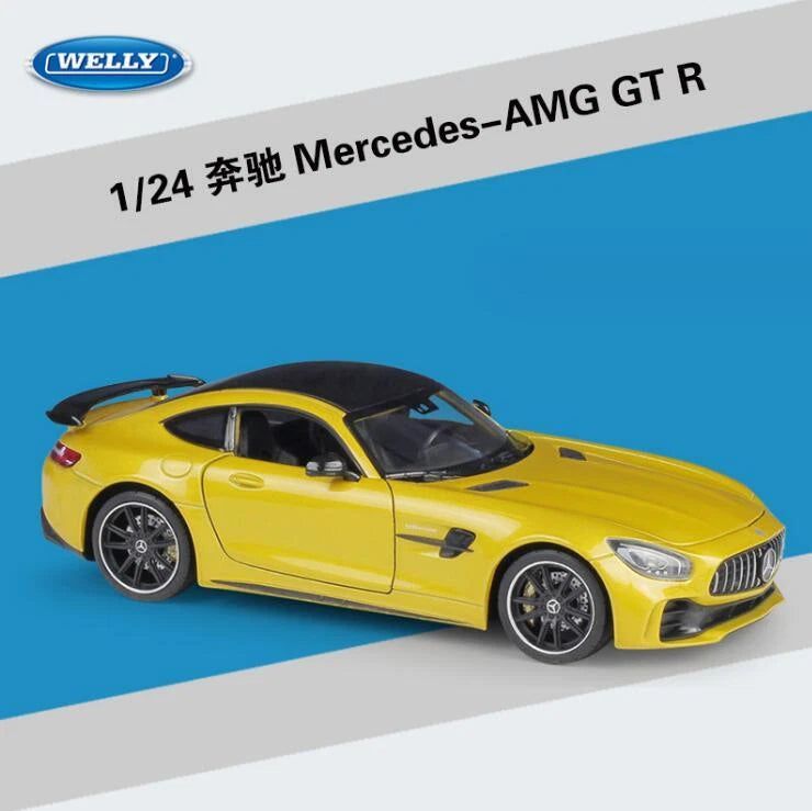 Welly 1:24 Mercedes Benz AMG GTR Diecast Model Chase Car New in Box