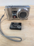 Panasonic LUMIX DMC-ZS1 12X Zoom Digital Camera Silver W/ Battery - UNTESTED