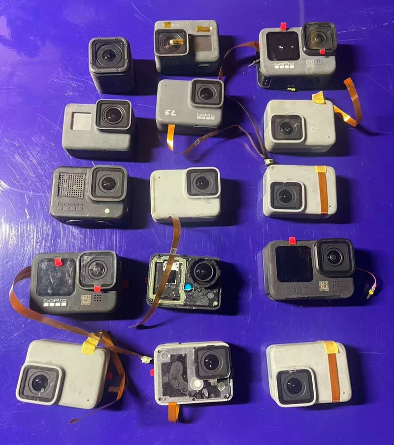 Lot of 15, Mixed GoPro Action Camera - PARTS ONLY - UNTESTED