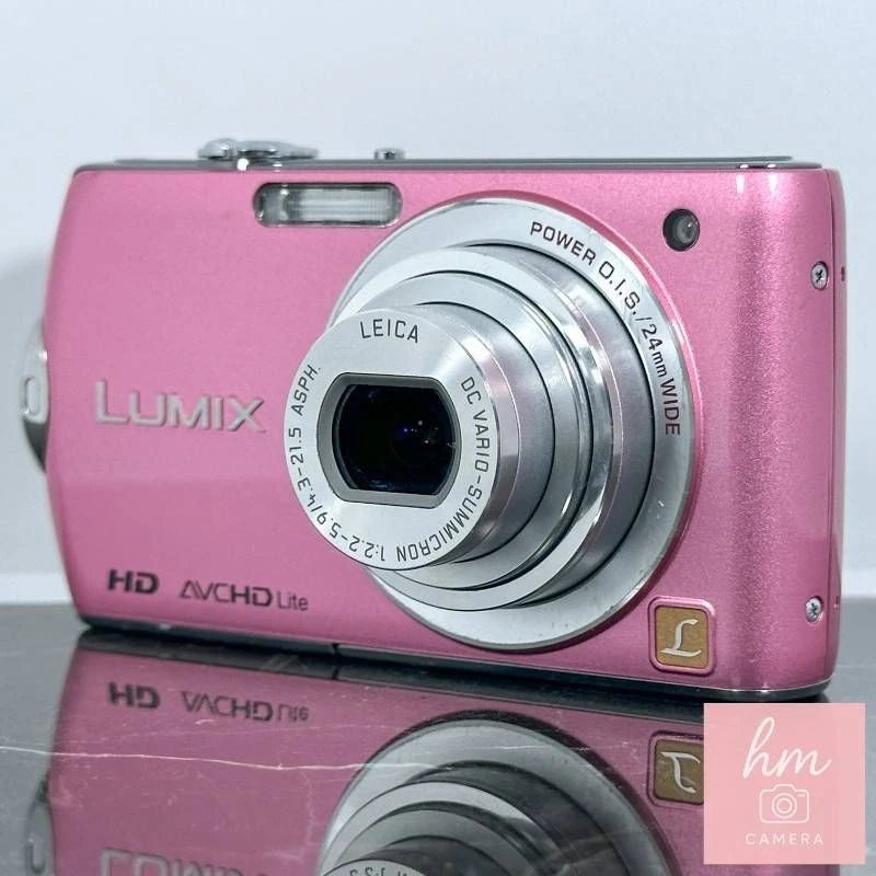 Panasonic LUMIX FX70 Pink Compact Digital Camera 14.1MP 5x Zoom Touch Screen Fro