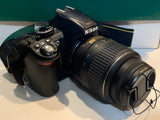 Nikon D D3100 14.2MP Digital SLR Camera with Lens 18-55mm lens