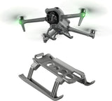 DJI Air 3 landing gear kit, gray frame with green mounts