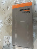 Generac Genuine Parts gray and orange battery charger box with printed label front