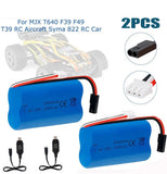7.4V 2000mAh Lipo Battery and USB for MJX T640 F39 F49 T39 RC Aircraft Syma 822