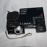 READ NO BATTERY COVER Panasonic LUMIX DMCFH20 14.1MP Digital Camera Black Tested