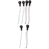 Drone motor replacement set with black motors and white/red/blue wire leads