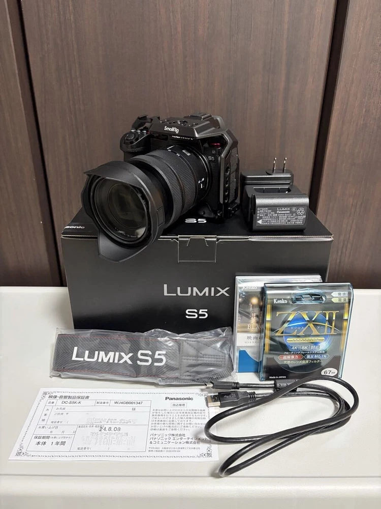 Shutter count 541, LUMIX S5 Panasonic DC-S5K-K, SmallRig camera cage, Kenko