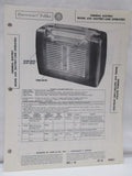 Sams Photofact Folder General Electric Model 650 Battery Radio Parts Manual Battery