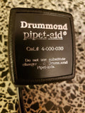 Drummond Pipet-aid Cat # 4-000-030 black label with do not use substitute text