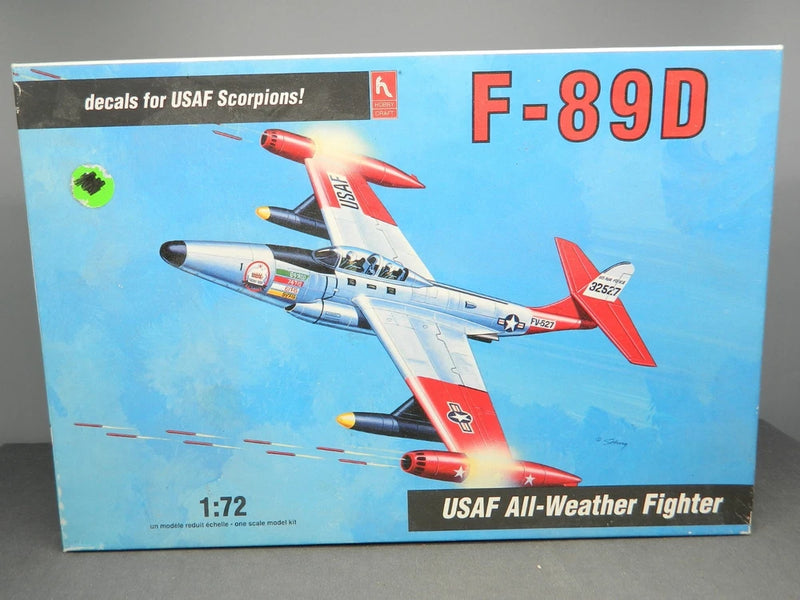 1/72 Kit Vintage Hobby Craft No. HC1374 USAF SCORPIONS F-89D New in Open Box