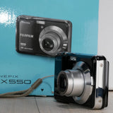 Fujifilm FinePix AX550 16MP Digital Camera Black *VERY GOOD/TESTED* W BOX