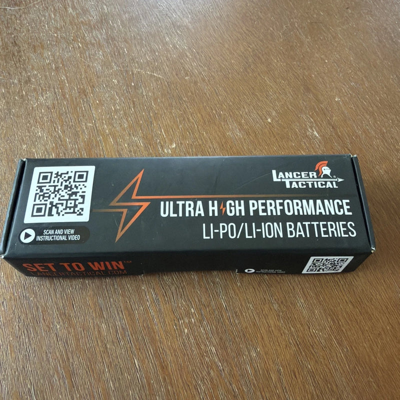 Lot Of 2 Lancer Tactical 11.1v 1000mAh 20C Stick LiPo Battery (Deans Connector)