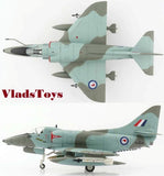 Hobby Master 1/72 Skyhawk jet model, light blue, three-quarter view with landing gear