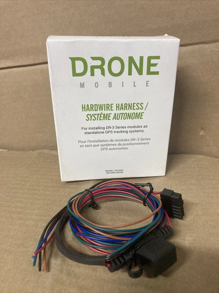 DR-HRN-3KHW FIRSTECH DRONE MOBILE hard wire harness DR-3 series FREE SHIPPING