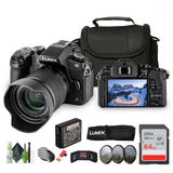 Panasonic Lumix DMC-G85 Camera w 12-60MM Lens, 64GB SDXC Memory Card