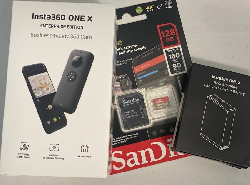 ??New Unboxed, Sealed] INSTA360 Camera ONE X Enterprise Edition Plus Accessories