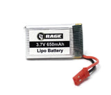 Rage RC 4054 1S 3.7V 650mAh Lipo Battery for Stinger 240 Battery