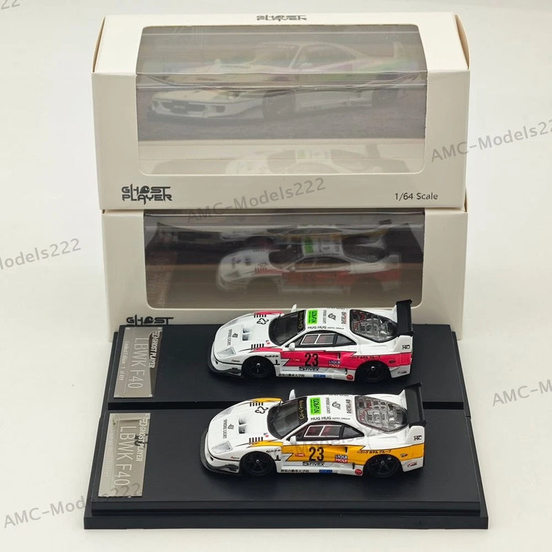 1/64 Ghost Player F40 #23 LBWK Racing Sports Model Diecast Metal Car Limited