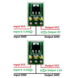 10PCS 3.3-6V to 3V 3.3V DC-DC Step-Down Power Supply Buck LDO  Voltage regulator