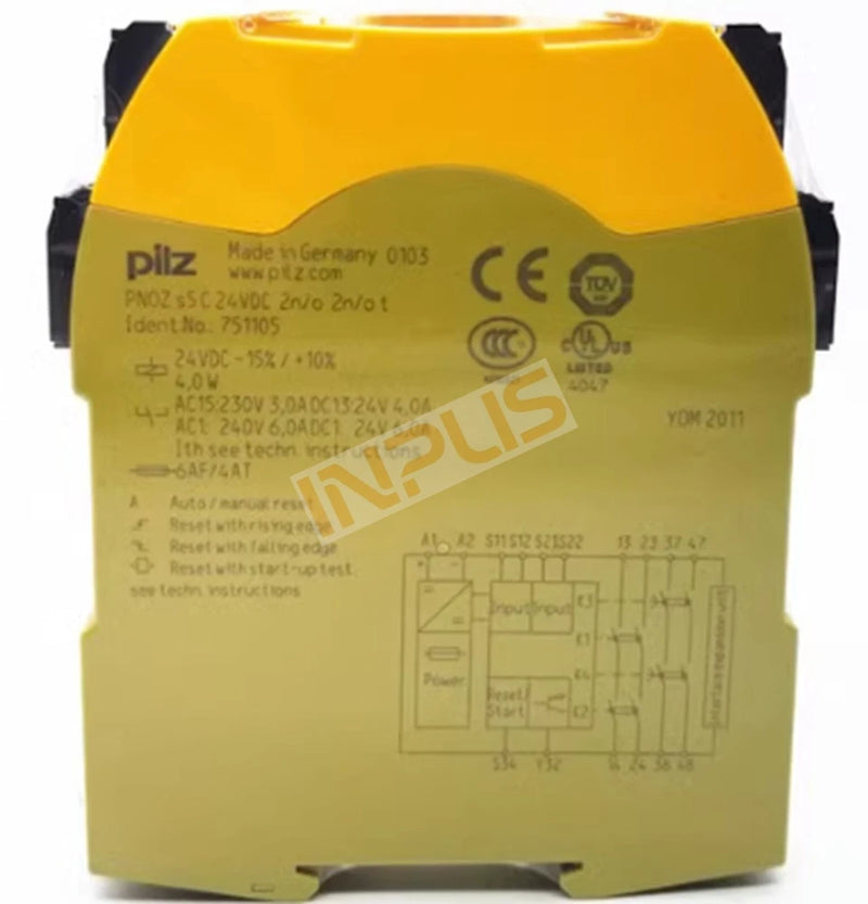 1PCS 751105 PILZ Safety Relay PNOZ S5C 751105 24VDC New with box