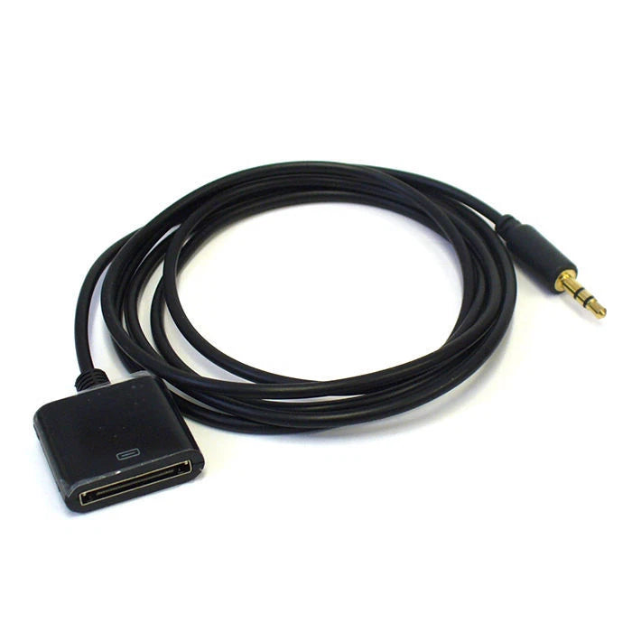 Bose Sounddock AUX Input Converter Adapter Cable ipod iphone Amazon Echo - BLACK
