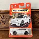 2023 Matchbox Tesla Model Y White Car New/sealed 1:64 Diecast