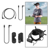 Battery  Cable Recharging Wire Compatible with DJI FPV Combo V2 Flying Glasses