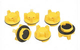 Forklift Battery Cap Kit - Set of 6 | SY2901 Fits All Makes & Models Battery