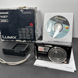 PANASONIC LUMIX 16 MPX DMC-FH27D DIGITAL CAMERA BLACK + BOX + Charger