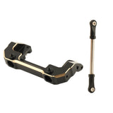 Brass Front Rear Bumper Servo Base Mounts for 1/10 RC Car Black Axial SCX10 III