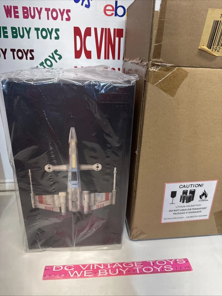 Propel Star Wars T-65 X-Wing drone in retail box with clear plastic window