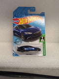 Hot Wheels HW Green Speed Tesla Model S Super Treasure Hunt Blue HTF