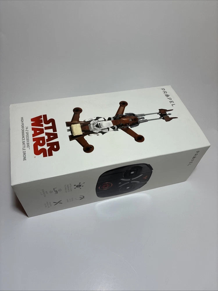 Propel Star Wars 74-Z speeder bike battle drone gift box with printed drone artwork