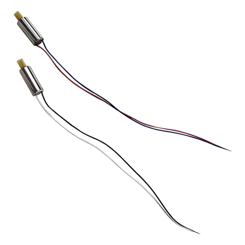 2-piece forward and reverse motor set with wiring and cylindrical motor housings
