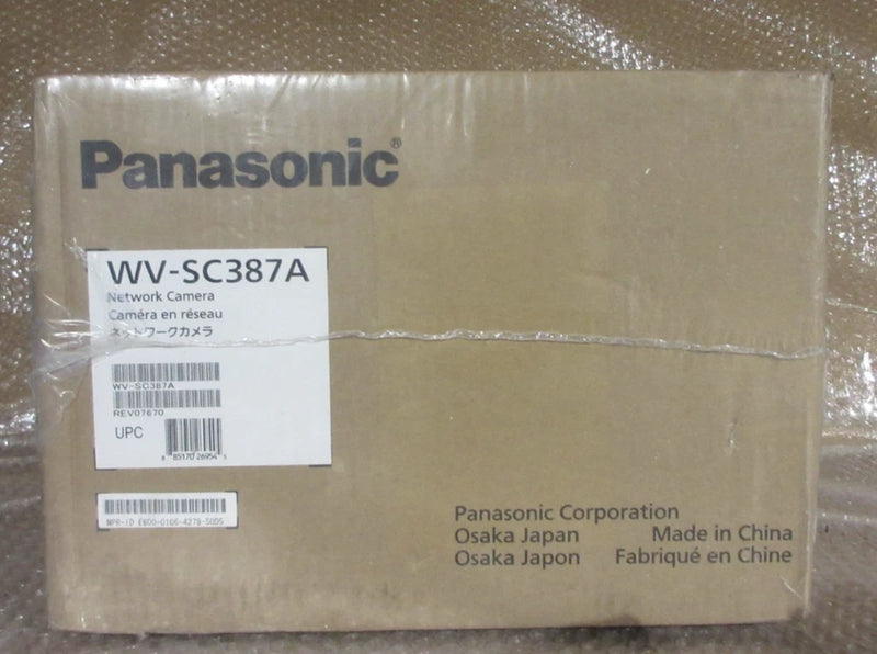 Panasonic Super Dynamic WV-SC387A 720p PTZ Network Dome Camera