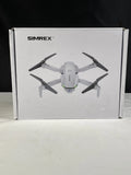 Simrex X800 Gray Adjustable Angle Foldable Quadcopter Drone With Camera Ages 14+