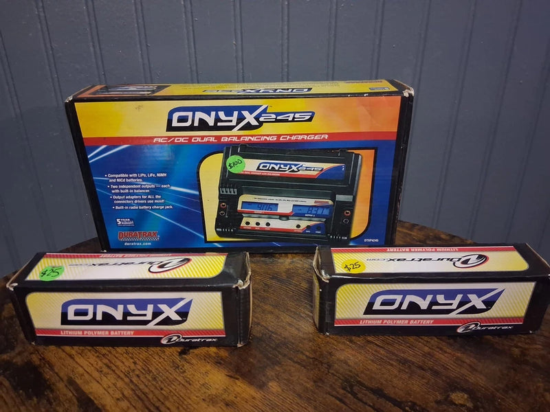 Duratrax Onyx 245 AC/DC Dual Port Balance Charger LiPo LiFe NiMH NiCd DTXP4245 Battery