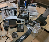 GoPro Hero 3 Action Sports Camera Silver, Extras, For Parts not working properly