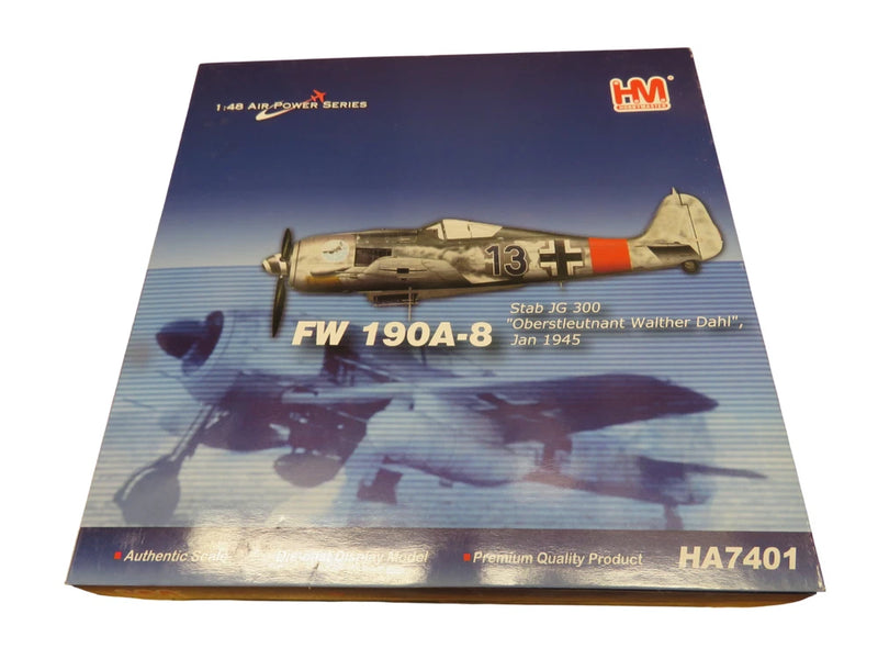 FW 190A LUFTWAFFE WALTHER DAHL GERMANY JANUARY 1945 - HOBBY MASTER HA7401 1/48