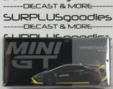 2024 Mini-GT 1:64 Overseas Ed LHD Black LAMBORGHINI HURACAN STO Nero Noctis #638