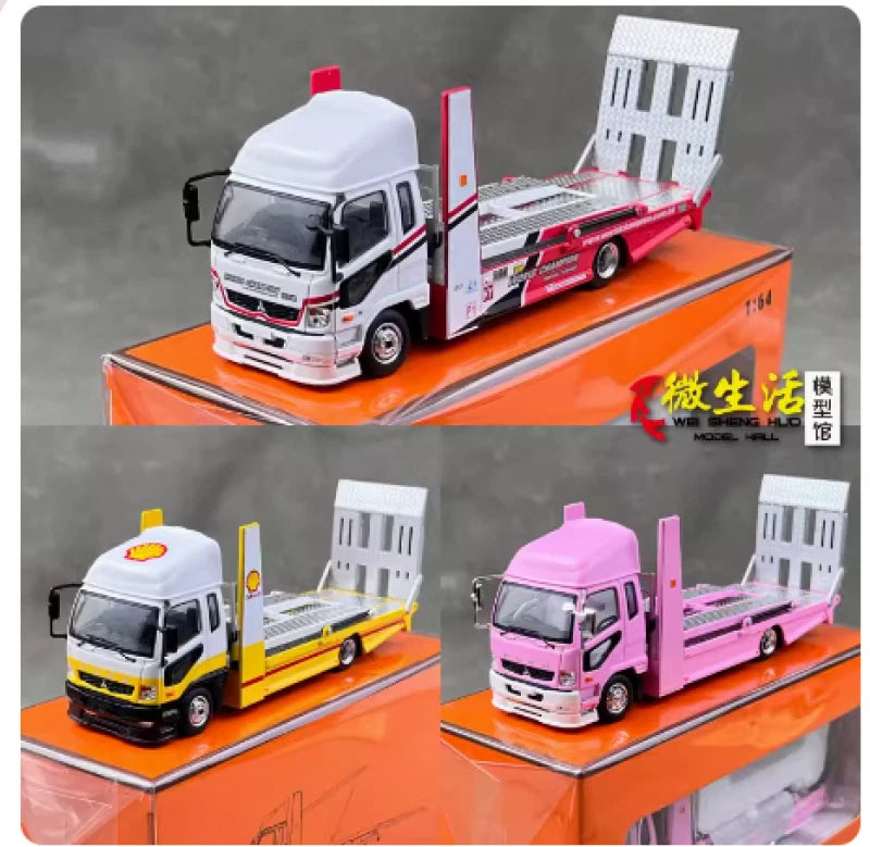 ZD GCD 1:64 Shell Fuso Fighter Mk2 Double Deck Tow Model Diecast Metal Car