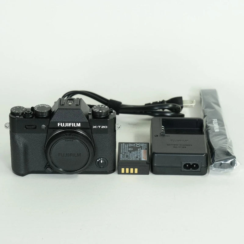 Fujifilm X-T20 Body Black Mirrorless Camera 24.3MP Compact Lightweight
