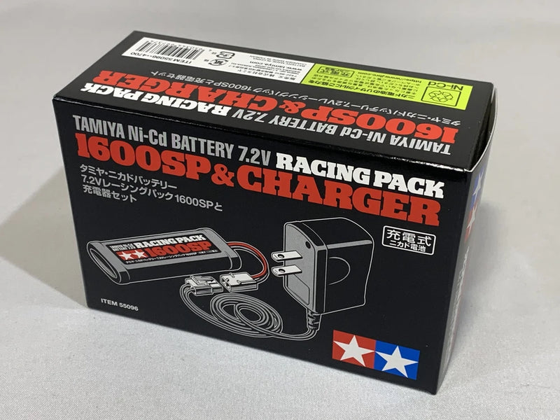 TAMIYA RC 7.2V Racing Battery Pack 1600SP and Charger Set 55096