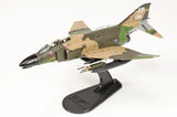 Hobby Master 1/72 F-4D Phantom II model aircraft in olive green on display stand