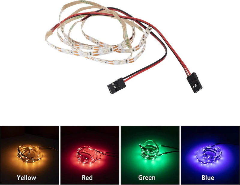 DKKY LED Strip Colored Light Strip for RC Fixed/Fyling Wing Airplane & Drone & R