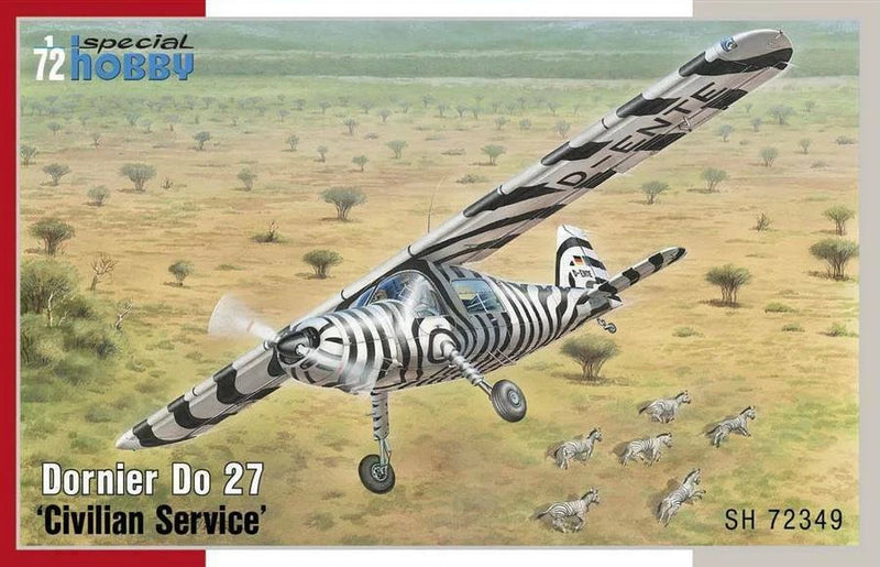 Special Hobby SHY72349 Dornier Do.27 civilian service aircraft model kit, side view