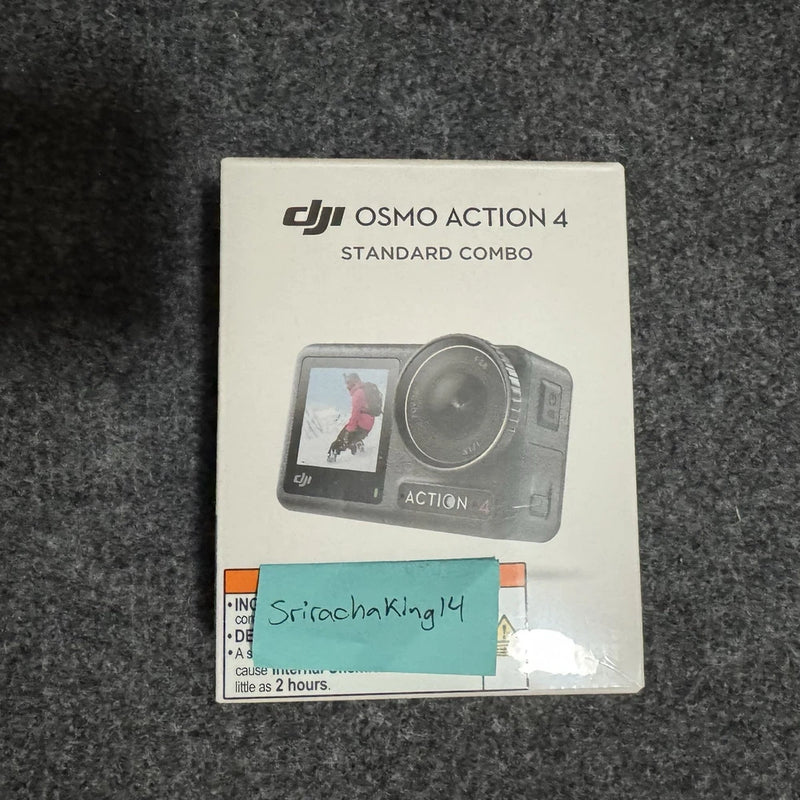 DJI Osmo Action 4 Standard Combo - Action Camera - New With Tags