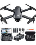 Holy Stone HS290 Drone Optical Flow Gesture Control 3 Batteries 2 4GHz 1080P