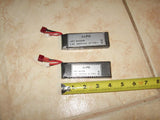 LOT OF 2 NEW HPY 853496 LIPO 2 Pcs 7.4V 2800mAh 2Li-po Battery 20.72W h