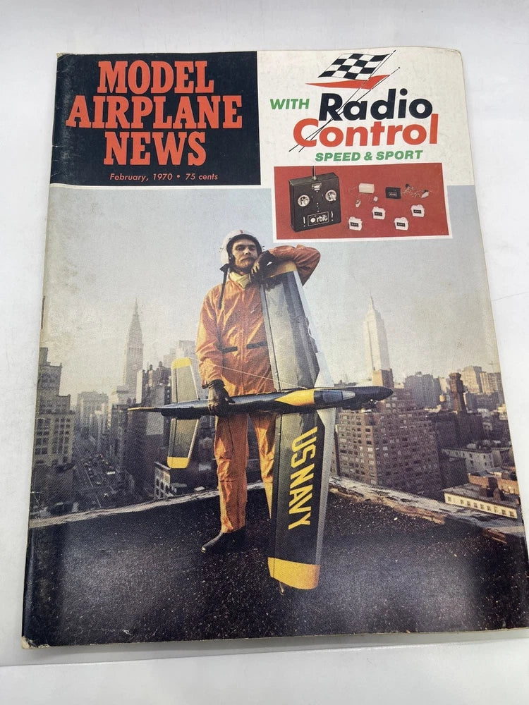 Model Airplane News Magazine February 1970 Vol. 80 No. 2 Radio Control Air Age